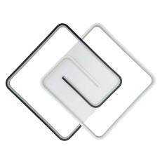 Светильник LED smart DOMINO с пультом 90Вт 3000-5000K 4800Lm Квадратный Черно-белый 220565